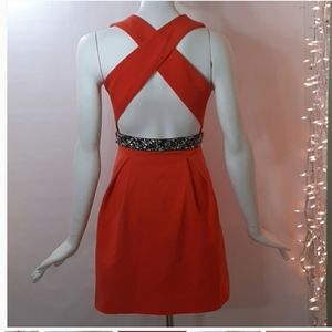 RACHEL BY Rachel Roy Open Back Bling Dress